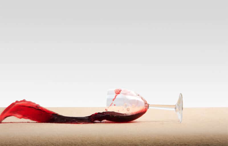 wine spill