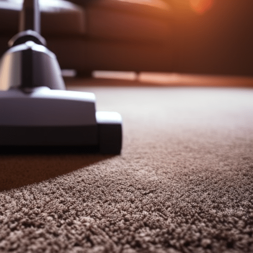 An image showcasing the health benefits of regular carpet cleaning