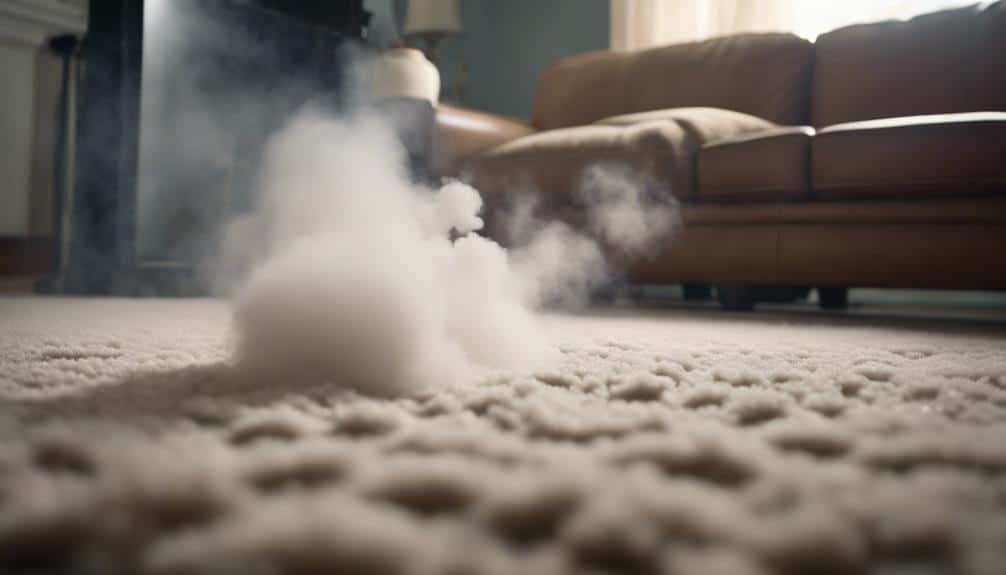 caution with steam cleaning