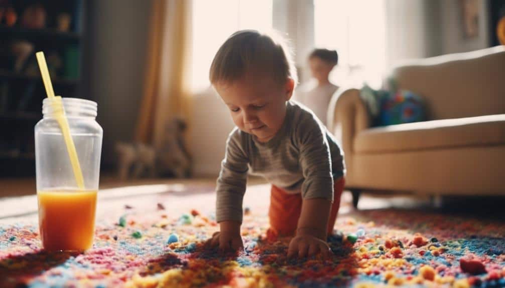 clean up spills promptly