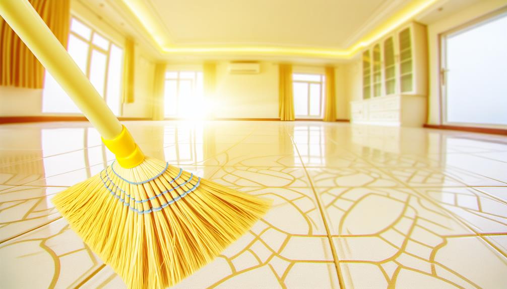 cleaning before starting work