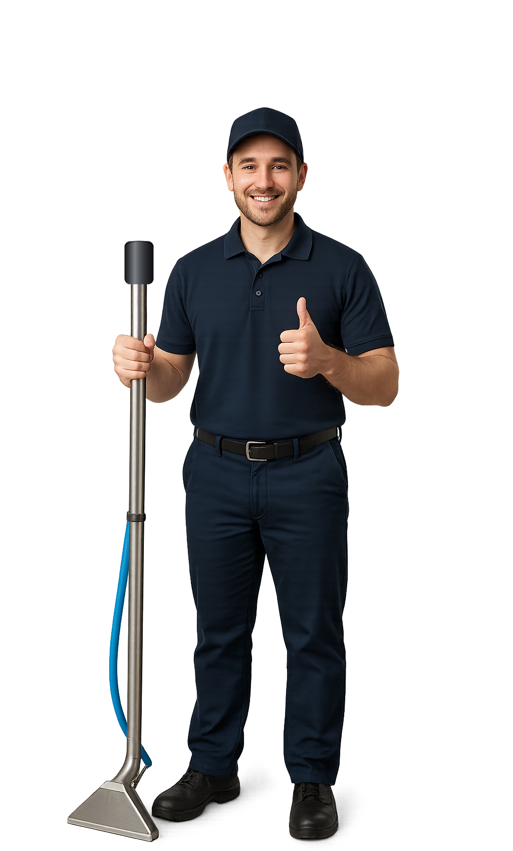 Illustrative Hydra Clean technician with extraction wand