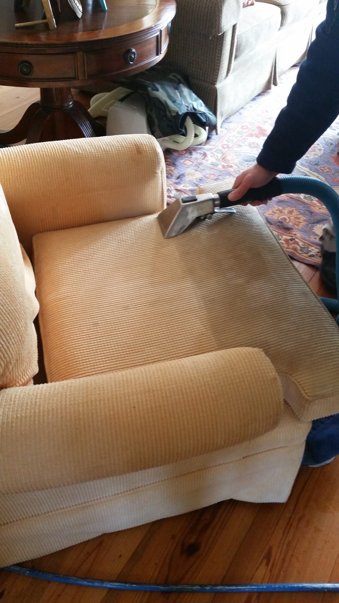 Hydra Clean professional upholstery cleaning